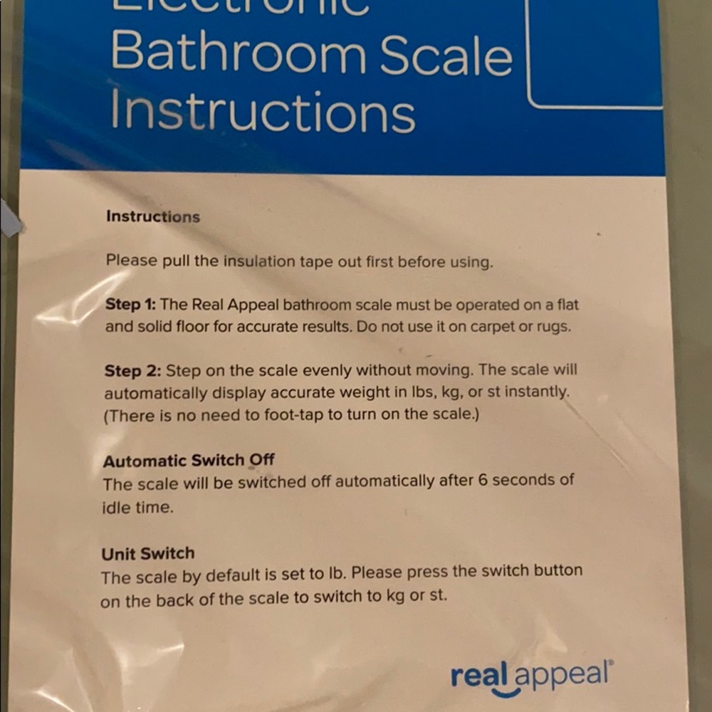 Electronic Bathroom Scale - Picture 4 of 4